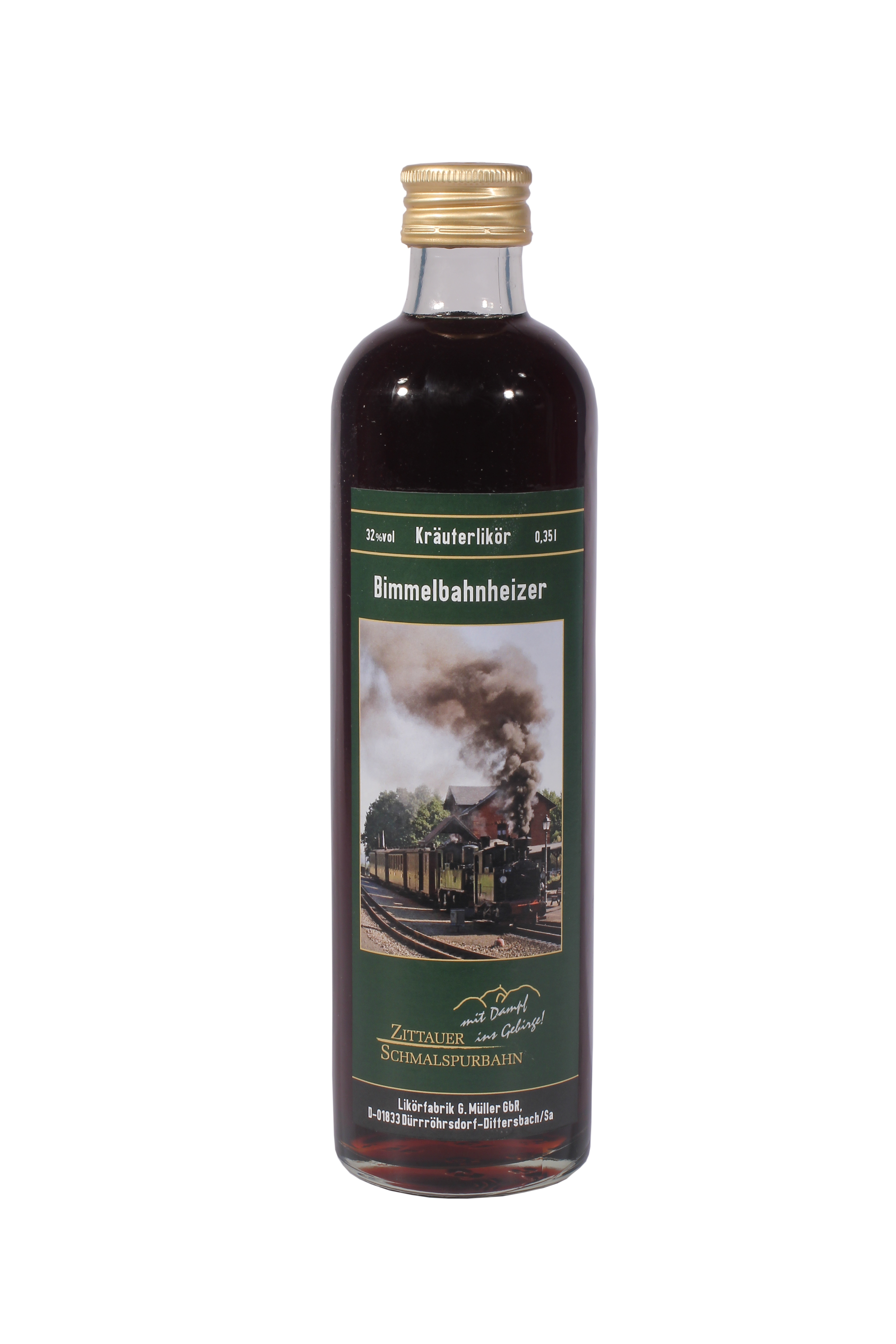 Bimmelbahnheizer Souvenirflasche