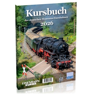 Kursbuch der deutschen Museums-Eisenbahnen - 2026