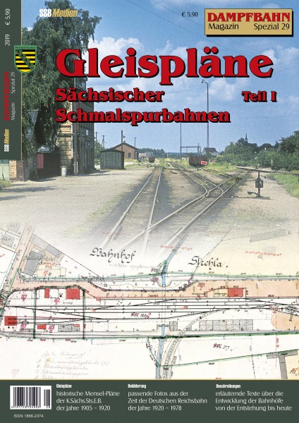 Spezial 29: Gleispläne Sächsischer Schmalspurbahnen Teil 1