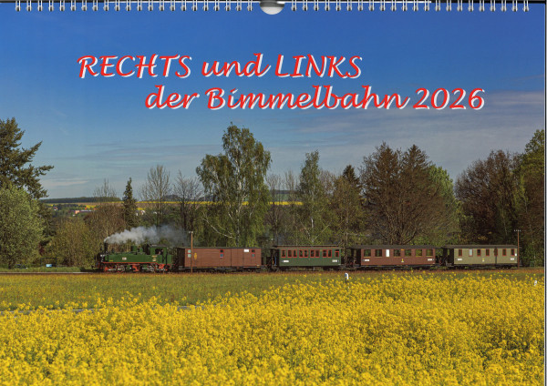 Wandkalender Links und Rechts der Bimmelbahn
