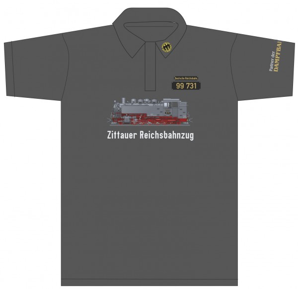 Poloshirt Zeitreisezug Reichsbahnzug S