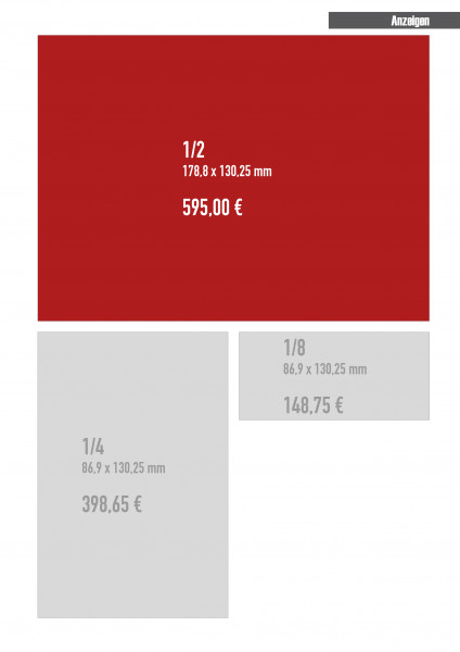 Anzeige Dampfbahn-Magazin 1/2 Seite