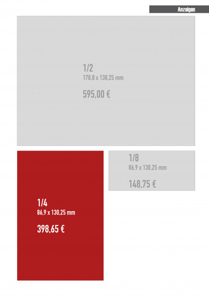 Anzeige Dampfbahn-Magazin 1/4 Seite