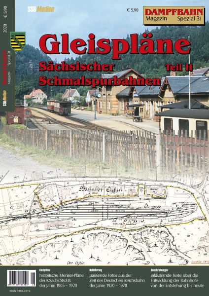 Spezial 32: Gleispläne Sächsischer Schmalspurbahnen Teil 2